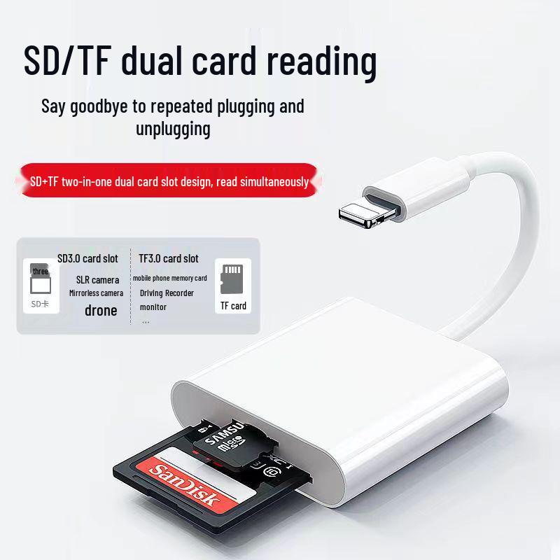 Apple Mobile TF Card Reader & Type-C To Camera SD/USB Adapter