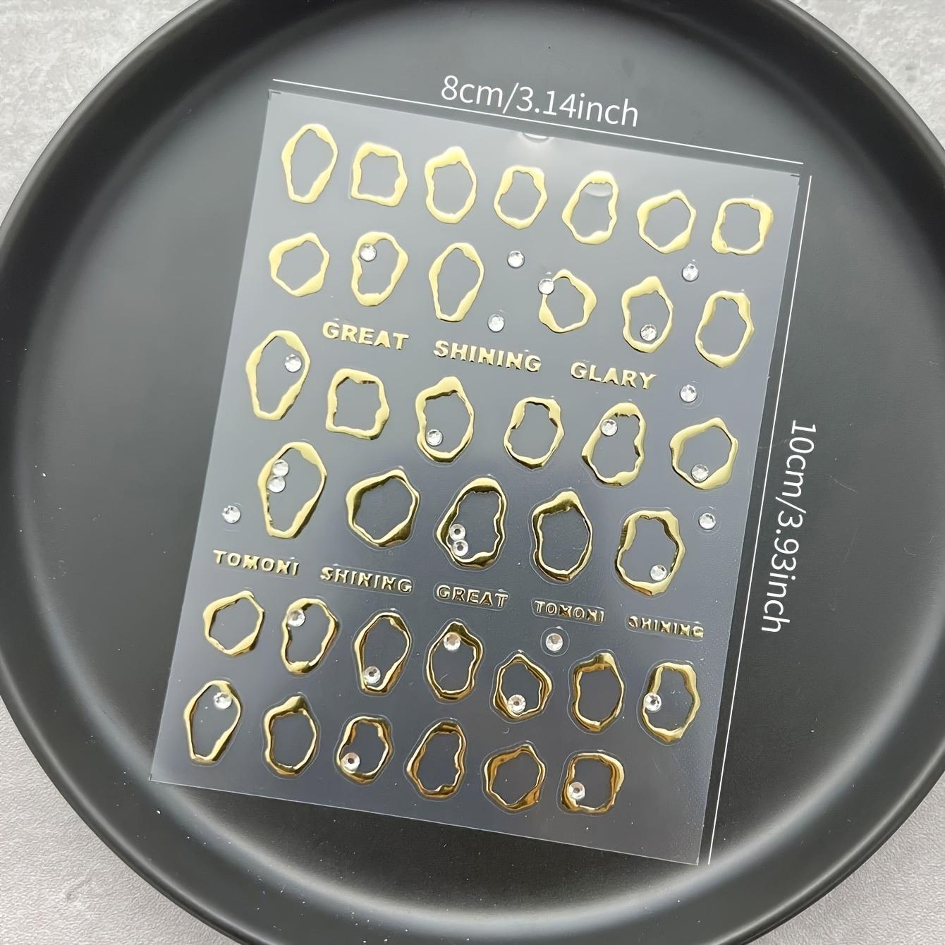 

1 шт. 5D наклейки для дизайна ногтей, бронзирующие слайдеры, самоклеящиеся наклейки для дизайна ногтей, украшения для маникюра своими руками