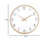 Creer CAMPAS Wall Clock, Large, White, 4 X 31 X 31 Cm