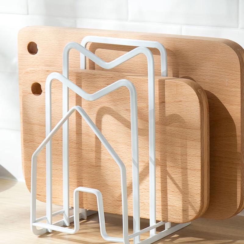 ZISIZ No-Drill Pot Lid & Cutting Board Rack