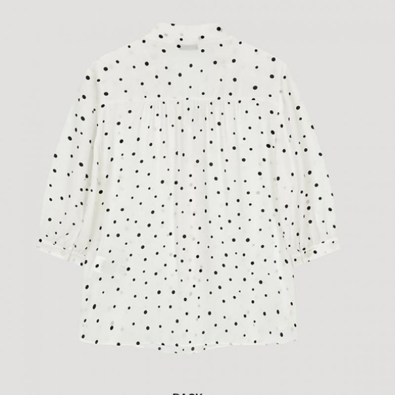 Ea S miSS Bluză cu cravată și șifonări la gât Swwblo22540 Ow