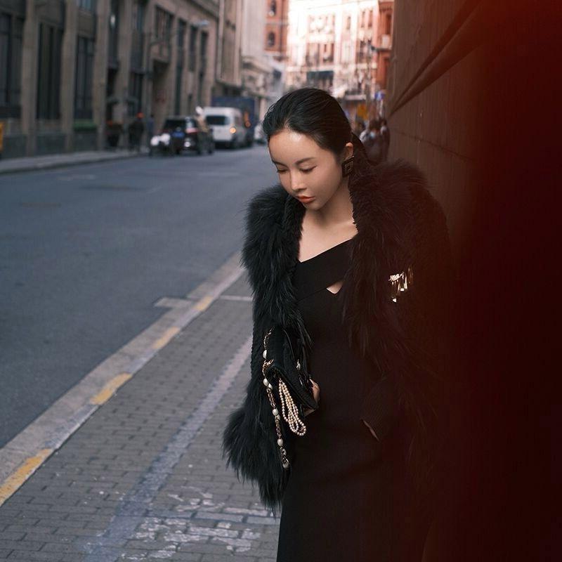 Autumn and Winter New New Robe Christmas Red Dress Women's Chic High-end Knitted Sweater