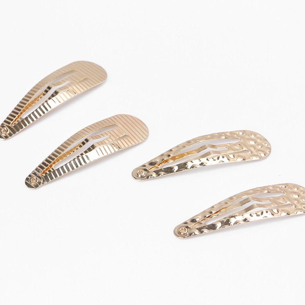 Europe & America Style BB Hairpin Y2K Metal Side Hairpin Fashion Hair Clip  For Women Girls