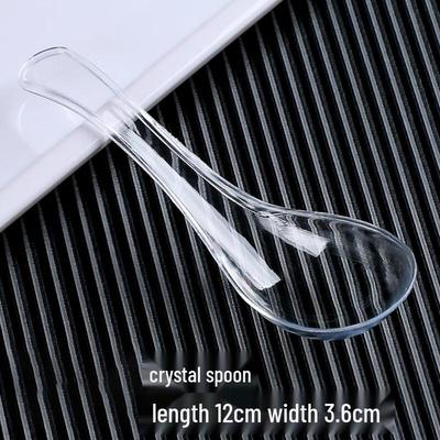 Transparente Einweglöffel