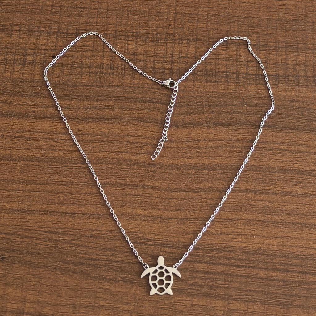 18K Gold Plated Stainless Steel Cute Cat Pendant Necklace for Women