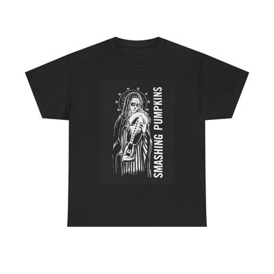 Smashing Pumpkins T-shirt Vintage Rock Mary Day of the Dead Unisex Heavy Cotton