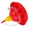 Poultry Water Automatic Chicken Farming Tool Red Holder Durable Plastic Poultry Feeder Easy Clean Pet Supplies Chick Feeder