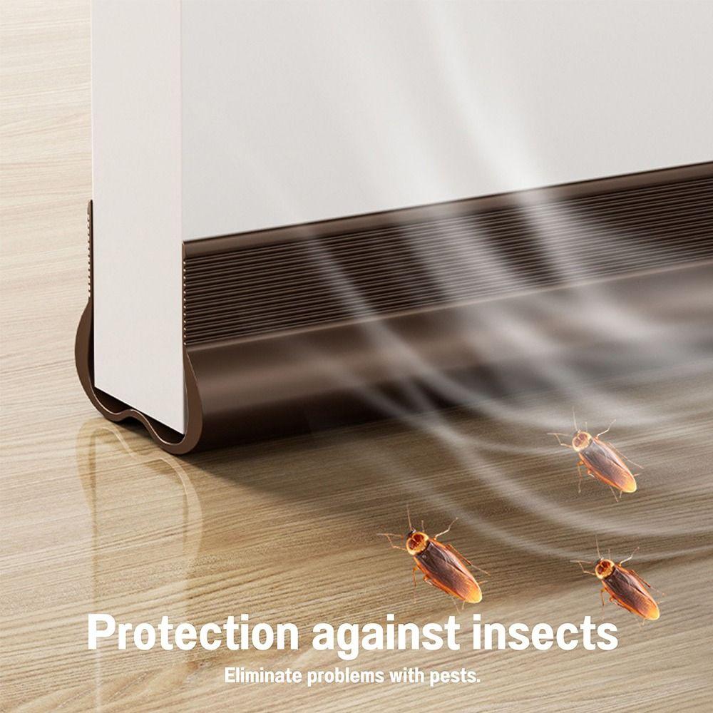 Adhesive Sweep Door Crack Insulation Strip Door Joint Windproof Sticker Noise Reduction