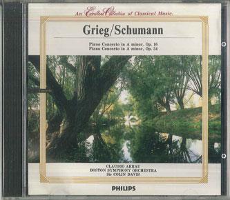 

CD GRIEG, SCHUMANN, CLAUDIO ARRAU, BOS - Piano Concerto MP145 PHILIPS Japan Classical Used