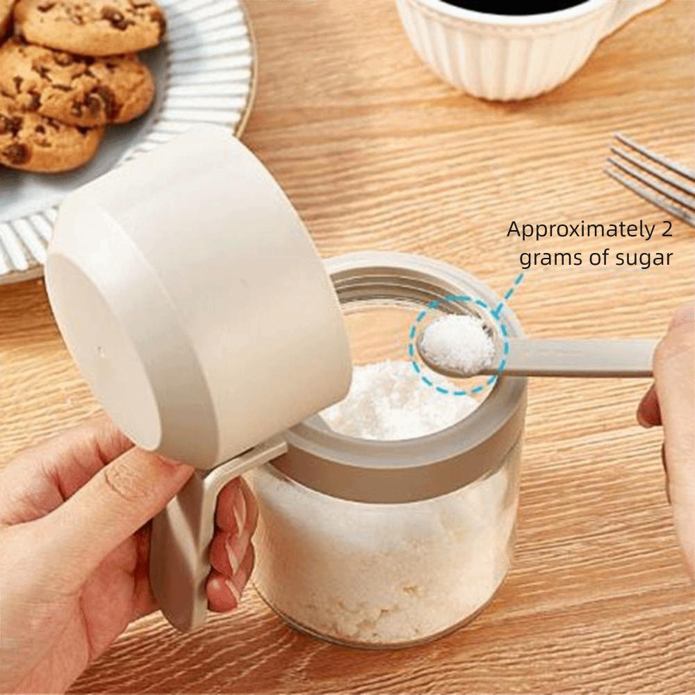 Dustproof Glass Seasoning Jar Large Capacity Sugar and Salt Container Sealed Seasoning Jar  Kitchen