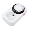 Mechanical Timer Socket with 96 Switching Segments(15 Minutes) 24 Hour Analogue Timer for Indoor Use with Child Lock