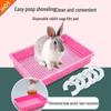 Disposable Elastic Plastic Film Cover for Pet Cages - Fits Rabbit, Cat, Dog Trays