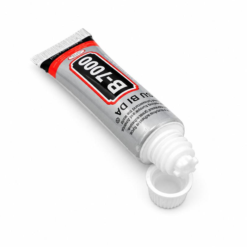 B-7000 Needle Tip Transparent Glue for Phone, Screen Repair, & DIY Jewelry - Strong, Soft Tube Adhesive