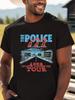Men'S Vintage 1982 North American Tour V2 Rock Band T-Shirt Featuring a Police Graphic Print