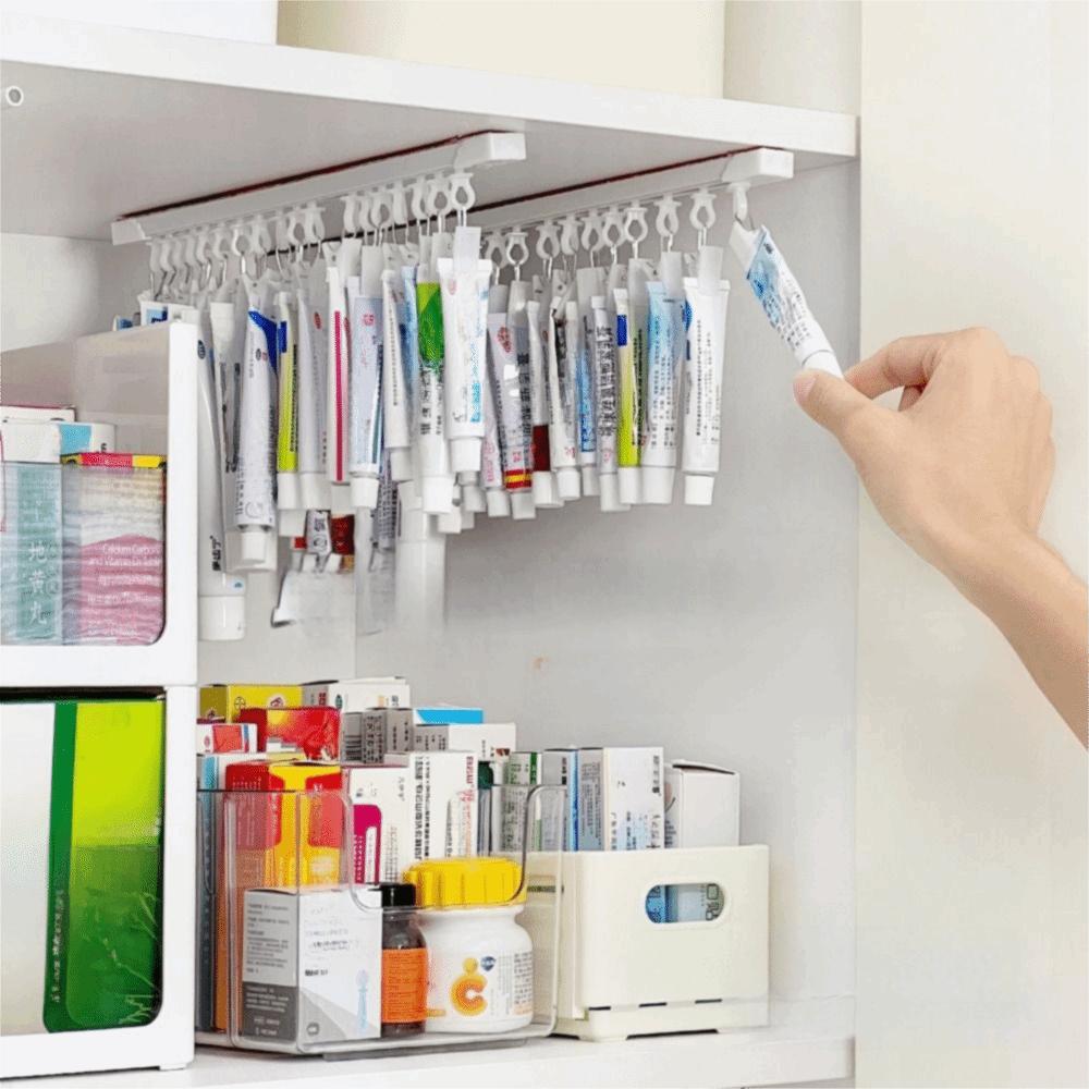 2Set Plastic Hanging Ointment Storage Rack Space Saving Headband Holder  Kitchen