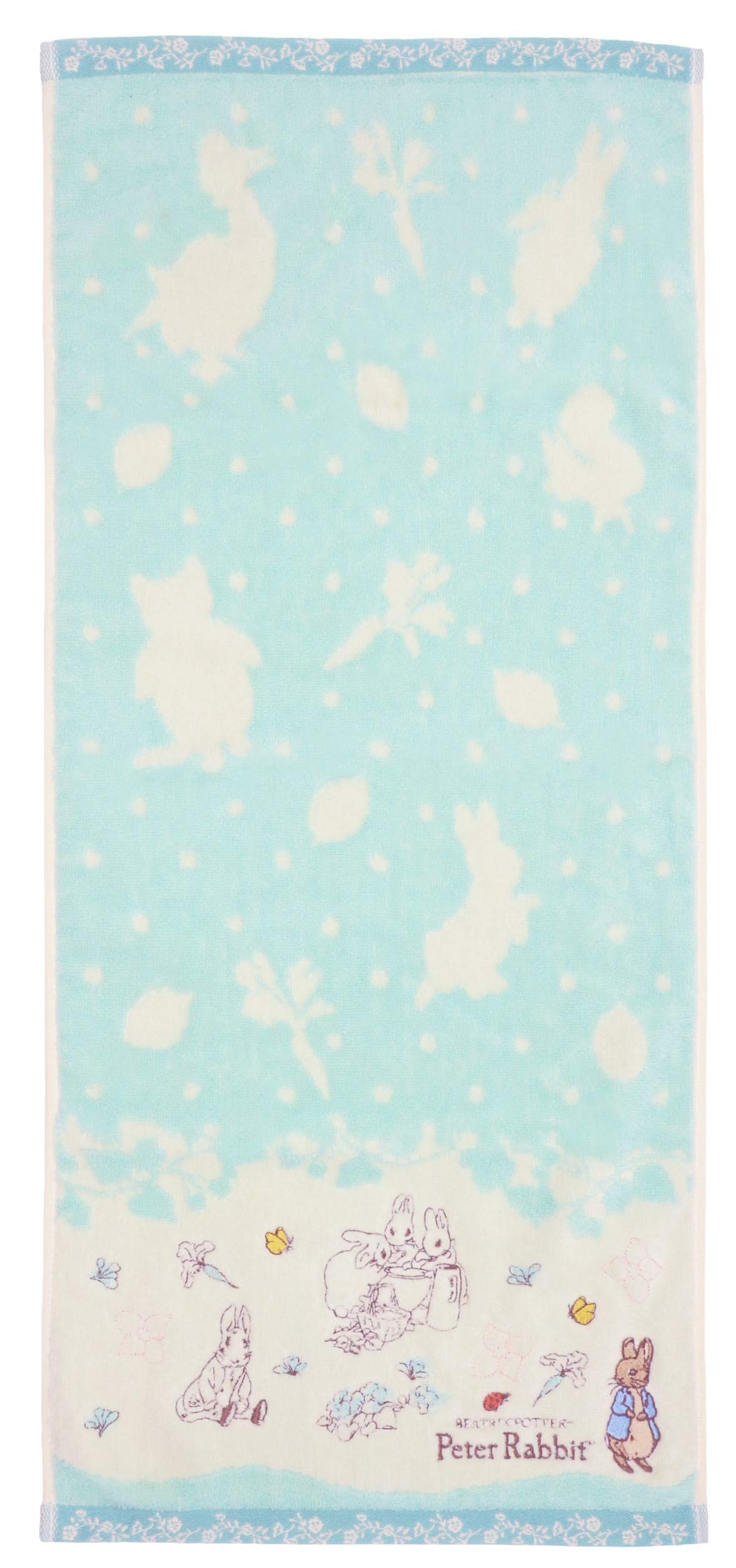 

Marushin Peter Rabbit Face 34 x Forest 5605009300 Towel, 80cm, Story, 100% Cotton, Embroidered,