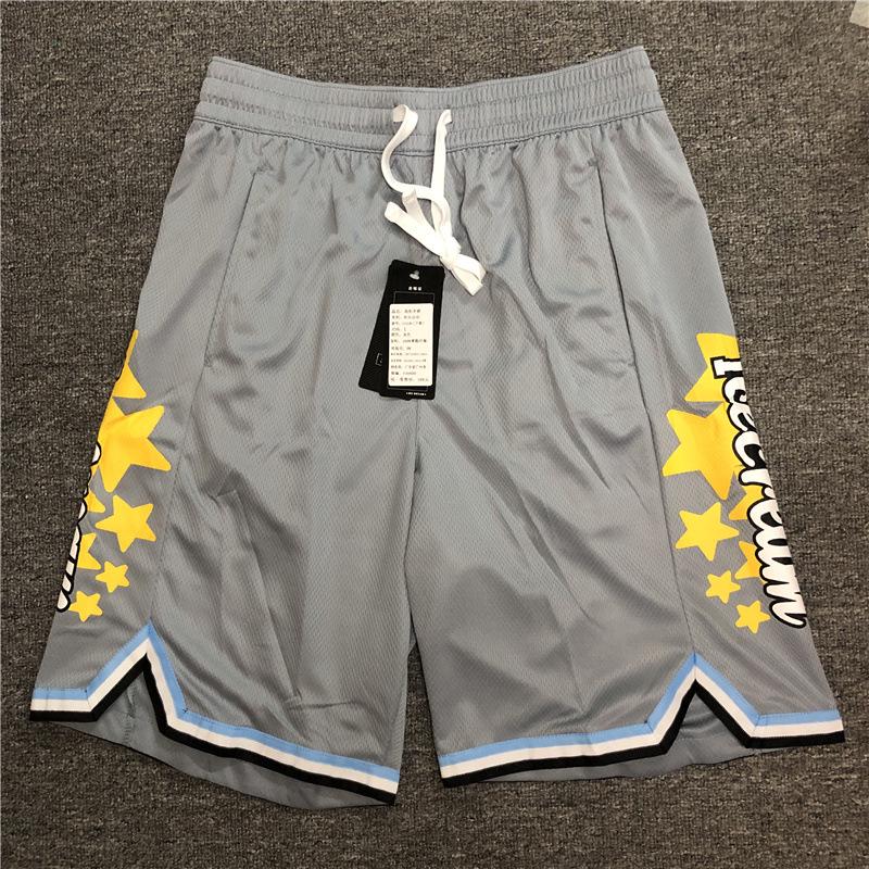 Breathable Quick-Dry Basketball Shorts - Ice Cream Star Print Unisex High-Street Style