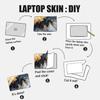 DIY A+C Side 15inch Laptop Stickers Skins Marbling Texture Waterproof Notebook Computer Cover Skin Scratch-proof PVC