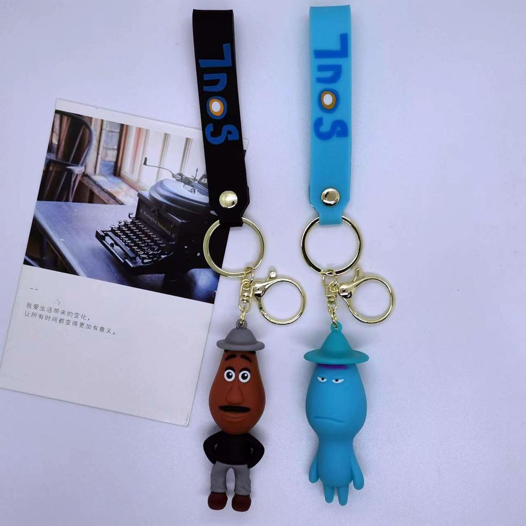 New Cross Border Cartoon Soul Travel Doll Keychain Bag Car Keychain Accessories Gift Wholesale Toys Anime Cartoon Frind Fashion