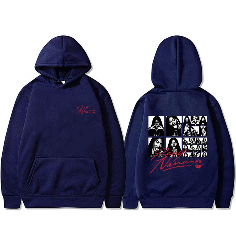 Rapper Aya Nakamura Sexy Nana Hoodie RnBoi My Eyes Only Flashback Sweatshirt Men Women Hip Hop Retro Hoodies