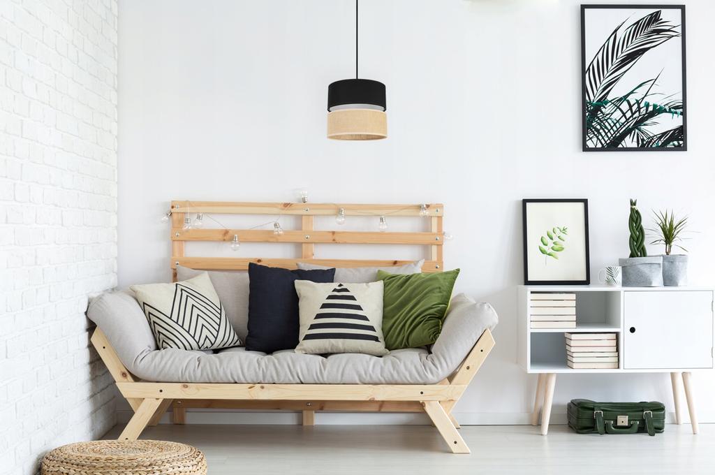 Hanging Lamp, Ceiling Chandelier, Lampshade 20Cm, Black