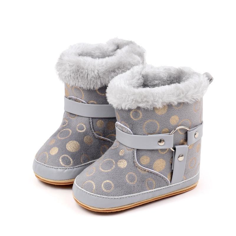Infant Baby Cotton-padded Shoes Flat Non-slip Warm Snow Boots