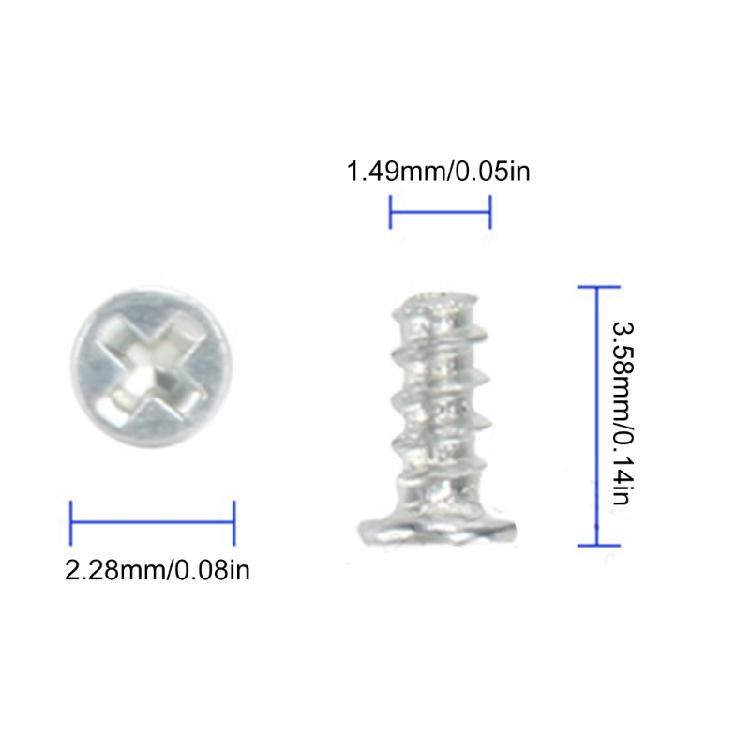 Ersatz-Komplettschraubensatz für NS Lite Gaming-Zubehör Spielkonsolen-Host Reparatur-Schrauben-Kit