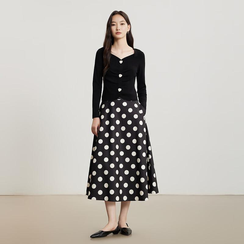 Gejin Women's Slim-Fit Buttoned Knit Sweater