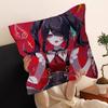 Angry Disgusted Black Doll Face Meme Pillow Cover  Square Cushion Cover Retro Trendy Pillow Case For Living Room Chair