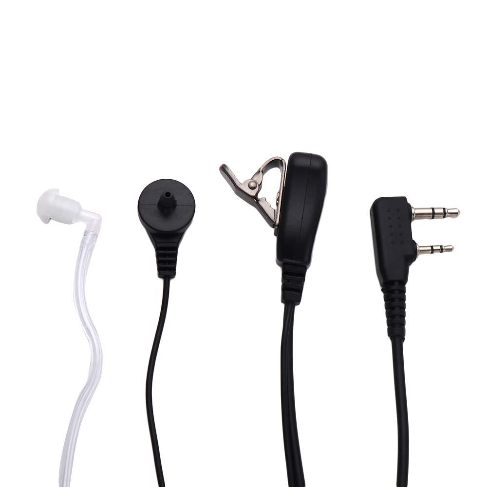 Accessories Covert Acoustic Tube Radio Earphone In-ear Earpiece Air Duct Headset PTT MIC Headset