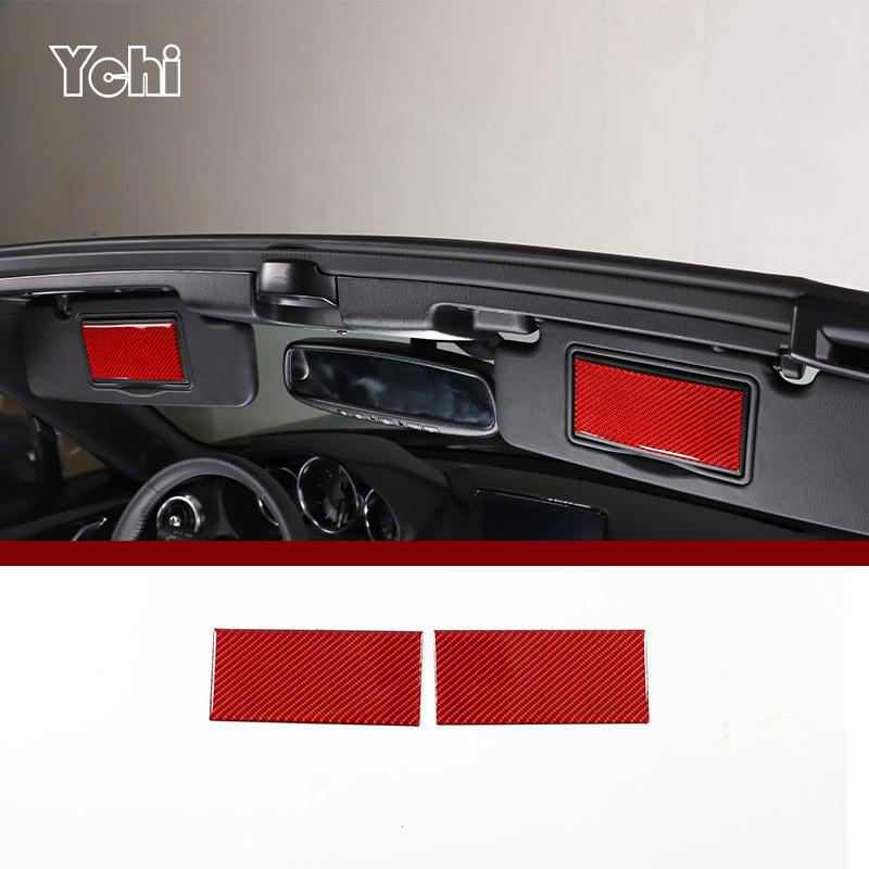 Red Soft Carbon Fiber For Mazda MX-5 NC 202016-2026 Car Center Control Interior Sticker Car Modification Accessories