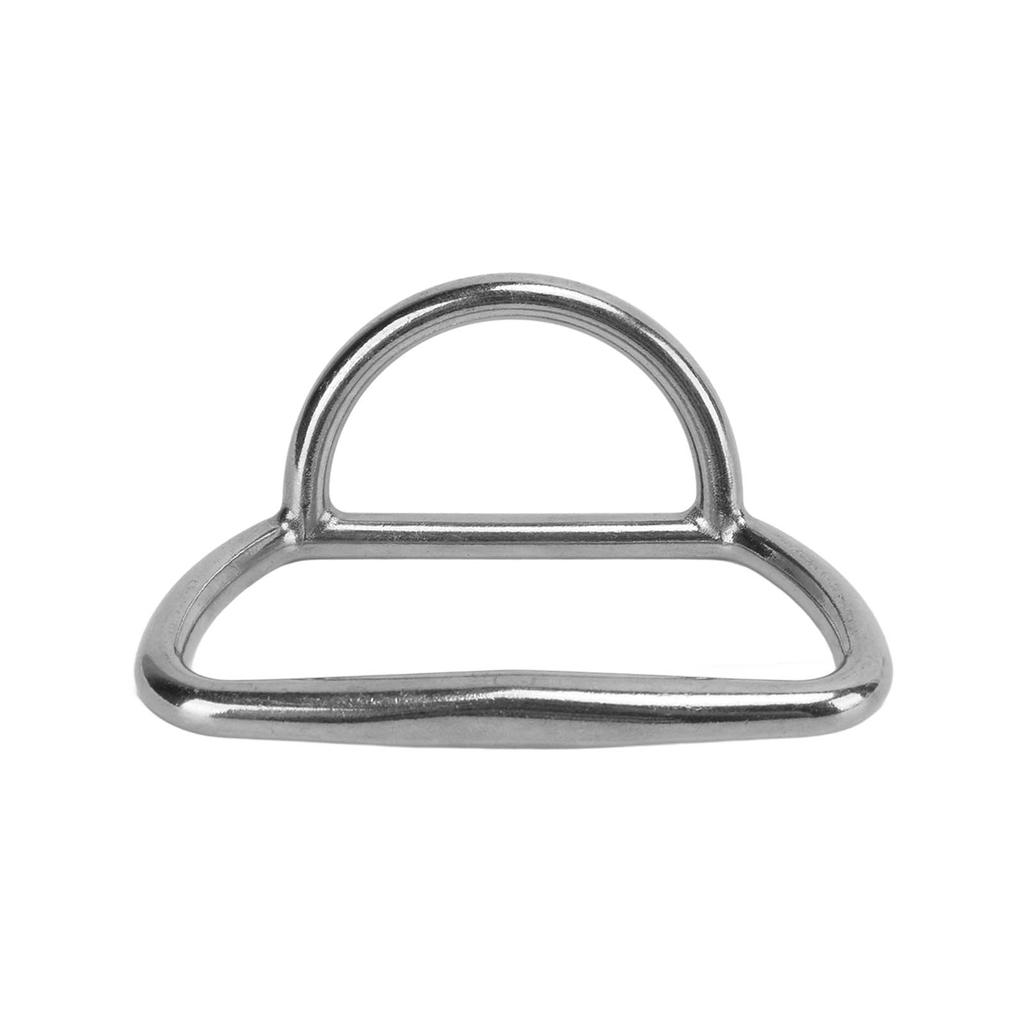 Stainless Steel D Traction Ring Towing Ring Handle 90MM High Polished for Marine Accessories