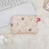 Cartoon Quilted Makeup Bag - Small Clutch & Coin Purse