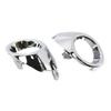 Car Accessories Chrome Front Left/Right Side Bumper Fog Light Lamp Cover Grille Grill For Ford fiesta 2008 2009 2010 2011