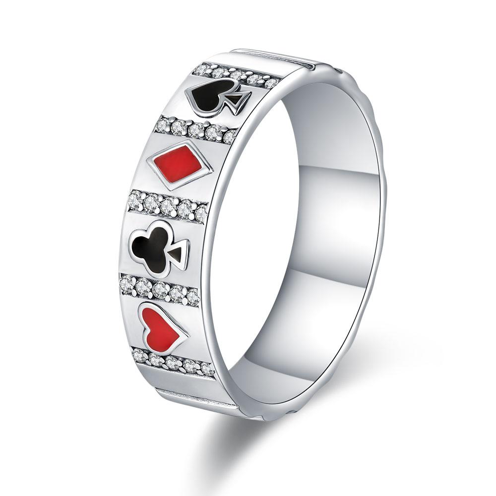 Original S925 Silver Creative Double Circle Snake Ring Fish Tail Black Pearl Octopus Ring Cute Ladies Jewelry Gifts