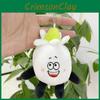 Cute Vegetable Plush Plush Toy Keychain Unique Backpack Charm With Short Fur