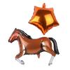 5Pcs/Set Western Cowboy Horse Boots Hats Star Foil Balloon Boys Birthday Party Baby Shower Decoration 2026  Year Supplies