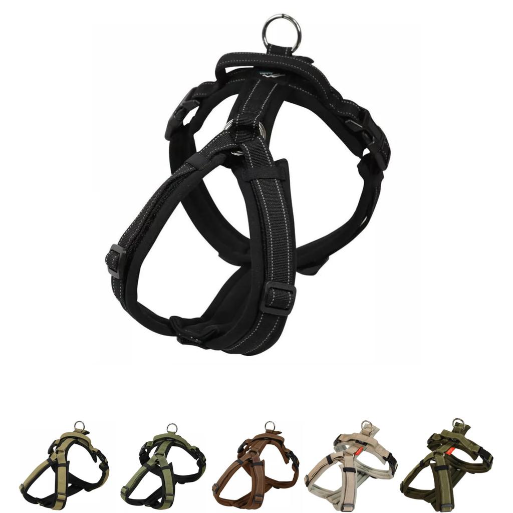 Hakusan Zero a comfortable dog harness with adjustable easy on and breathable and a handle and available in XS size and Harness, lightweight, size,