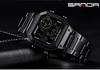 SANDA Men's Waterproof Multifunctional Steel Band Electronic Watch