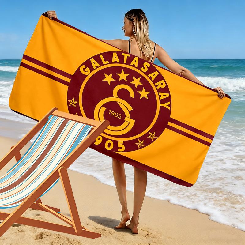 Galatasaray3 Print Beach Towel, Large Soft Quick Dry Towel for Beach Camping Swimming