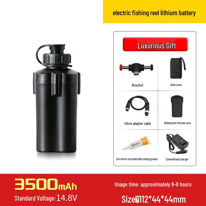 14.8V 7000mAh Waterproof Lithium Battery for Daiwa 600MJ Electric Fishing Reel