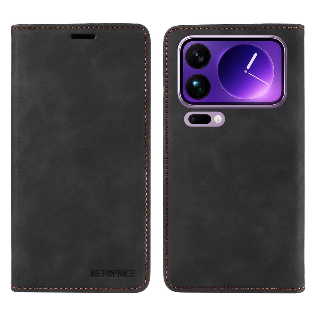 For Xiaomi 17 Pro Max Case BETOPNICE Magnetic Closure RFID Blocking Wallet Stand Leather Phone Cover