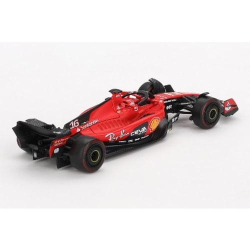 BBR 1/64 Scale Ferrari SF23 2023 #16 Bahrain Grand Prix C. Leclerc Finished Model BBRFER64014