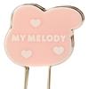 Sanrio My Melody Double Clip (SANRIO) Face-shaped