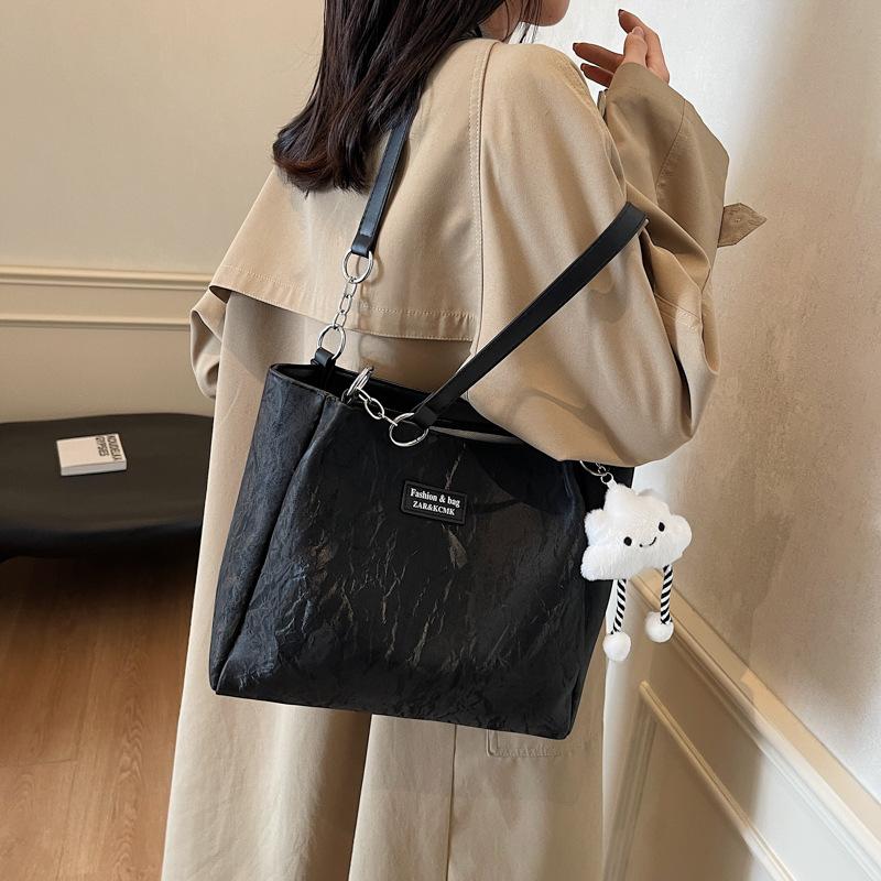 

Повседневная простая сумка подмышкой, новая универсальная модная сумка через плечо для поездок на работу, большая вместительная сумка-тоут для женщин