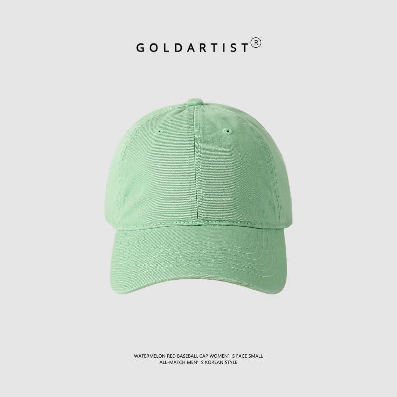 

Мятно-зеленая шляпа-кепка женская летняя защита от солнца бейсболка светло-яблочно-зеленая с широкими полями бейсболка, визуально уменьшающая лицо Adjustable