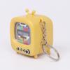 Chaveiro Micro TV Retrô Tela Luminosa Design Vintage Chaveiro com Efeitos Sonoros Clássicos Acessórios para Mochila