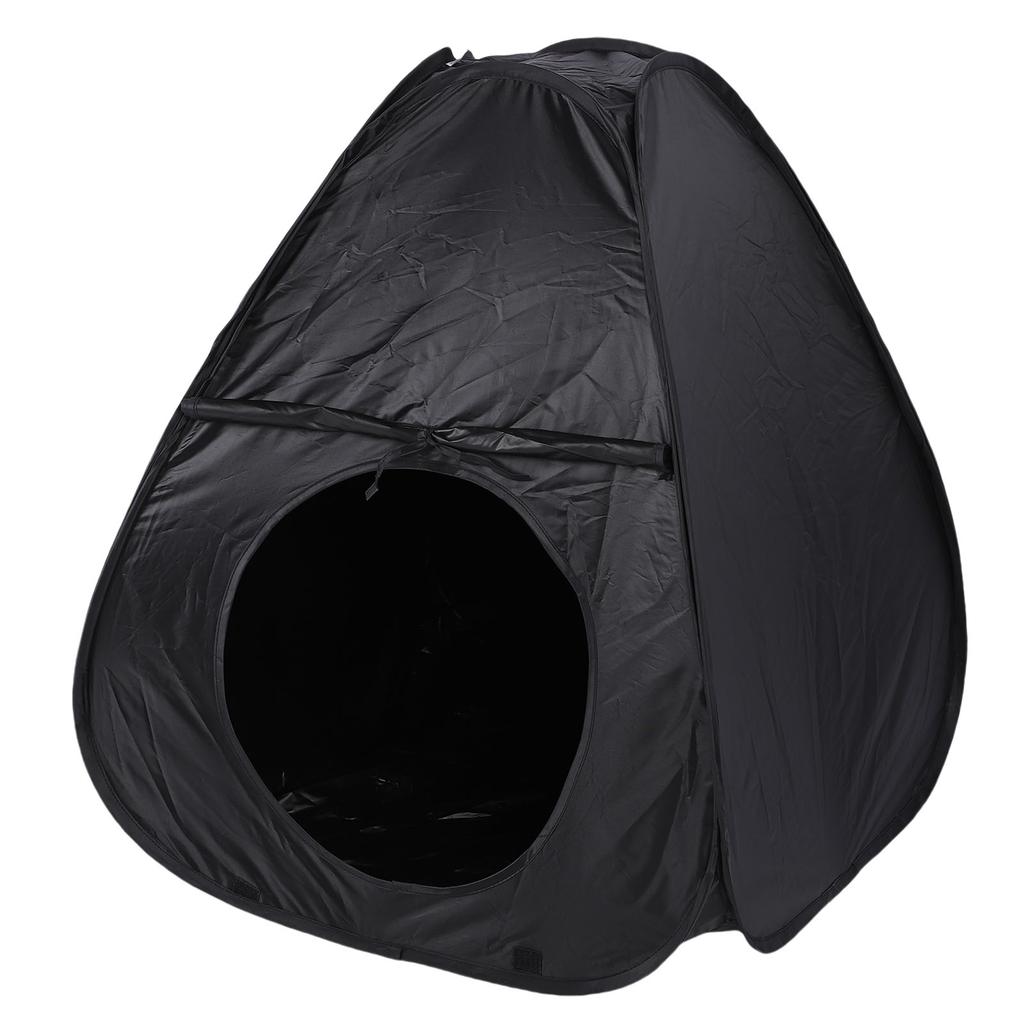 Pop Up Sensory Tent Portable Easy Set Up Blackout Corner Tent for Kids Toddlers Black