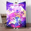 Multiple Sizes Classic Games TV Man Cartoon Printed Blanket Warm Soft and Comfortable Home Travel Sofa Bedding Cover Blanket