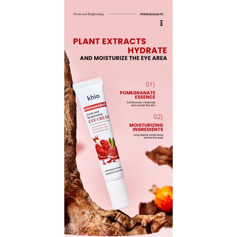 Red Pomegranate Fresh Eye Cream Hydrating and Moisturizing Improve Dark Circles Moisturizing Eye Cream Eye Care